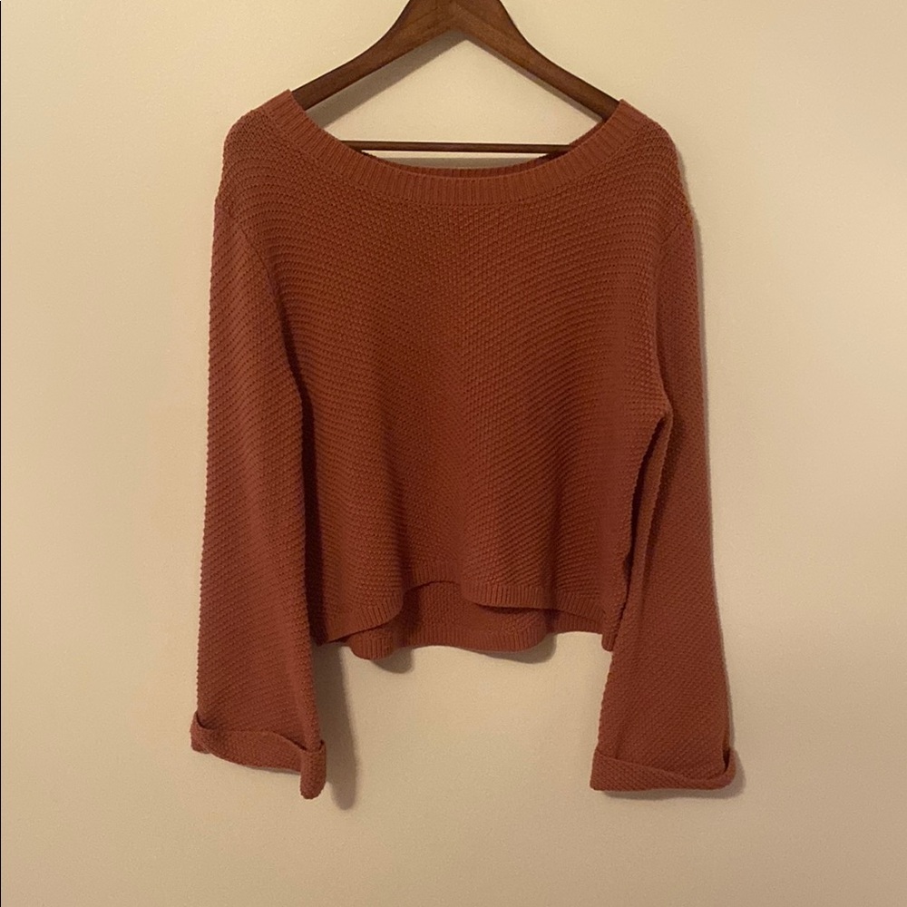 Roxy Rust Knit Sweater